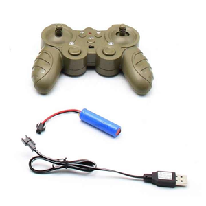 ماشین کنترلی شارژی تانک مقیاس MZ Military Battle Tank Toy 1:30_اسباب بازی